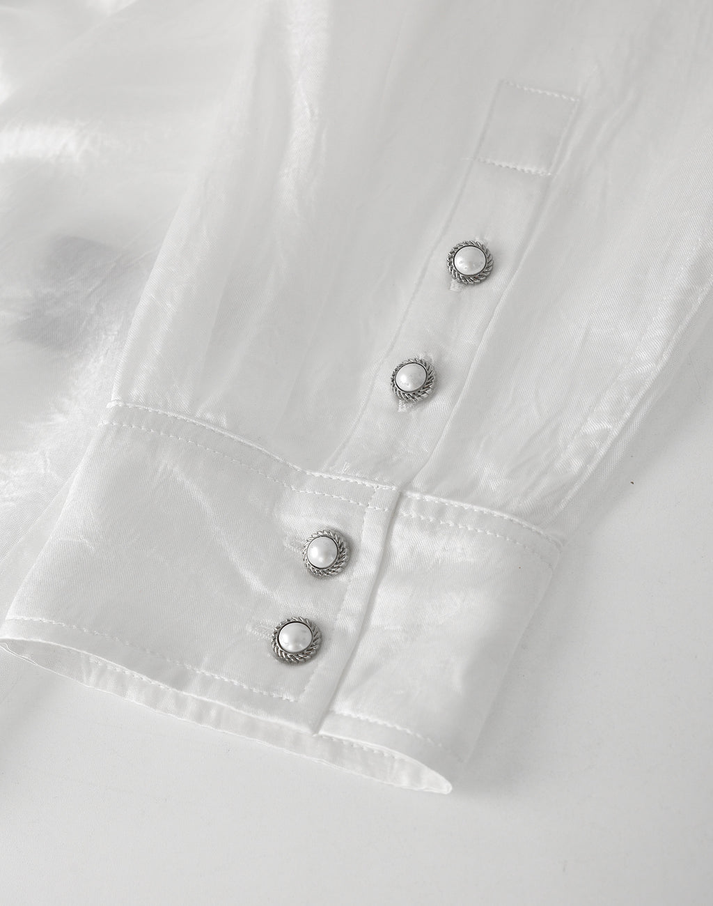 Cascade Pleat Blouse