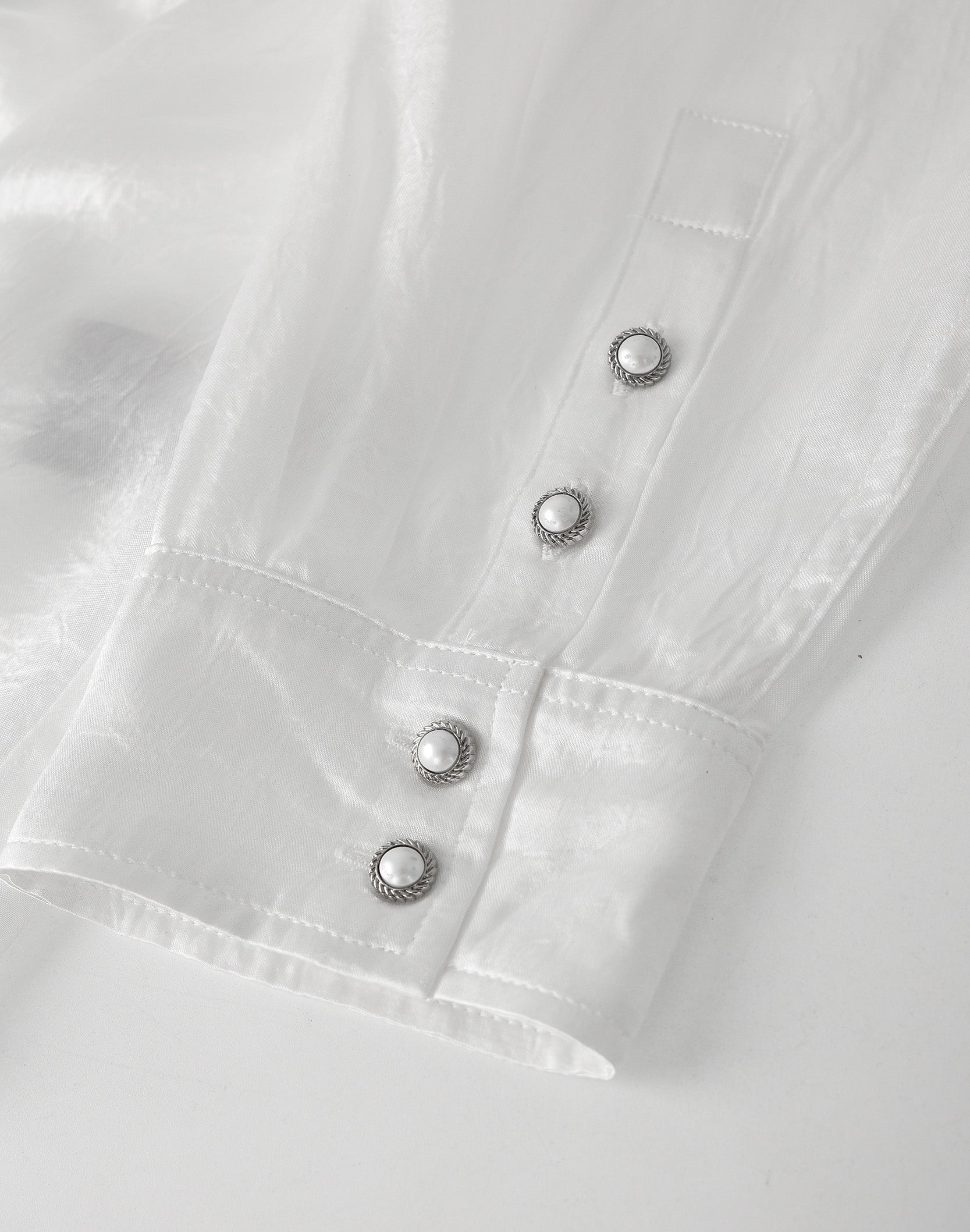 Cascade Pleat Blouse