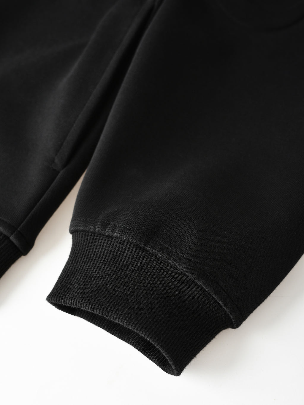 3D Flower Relief Hoodie BLK