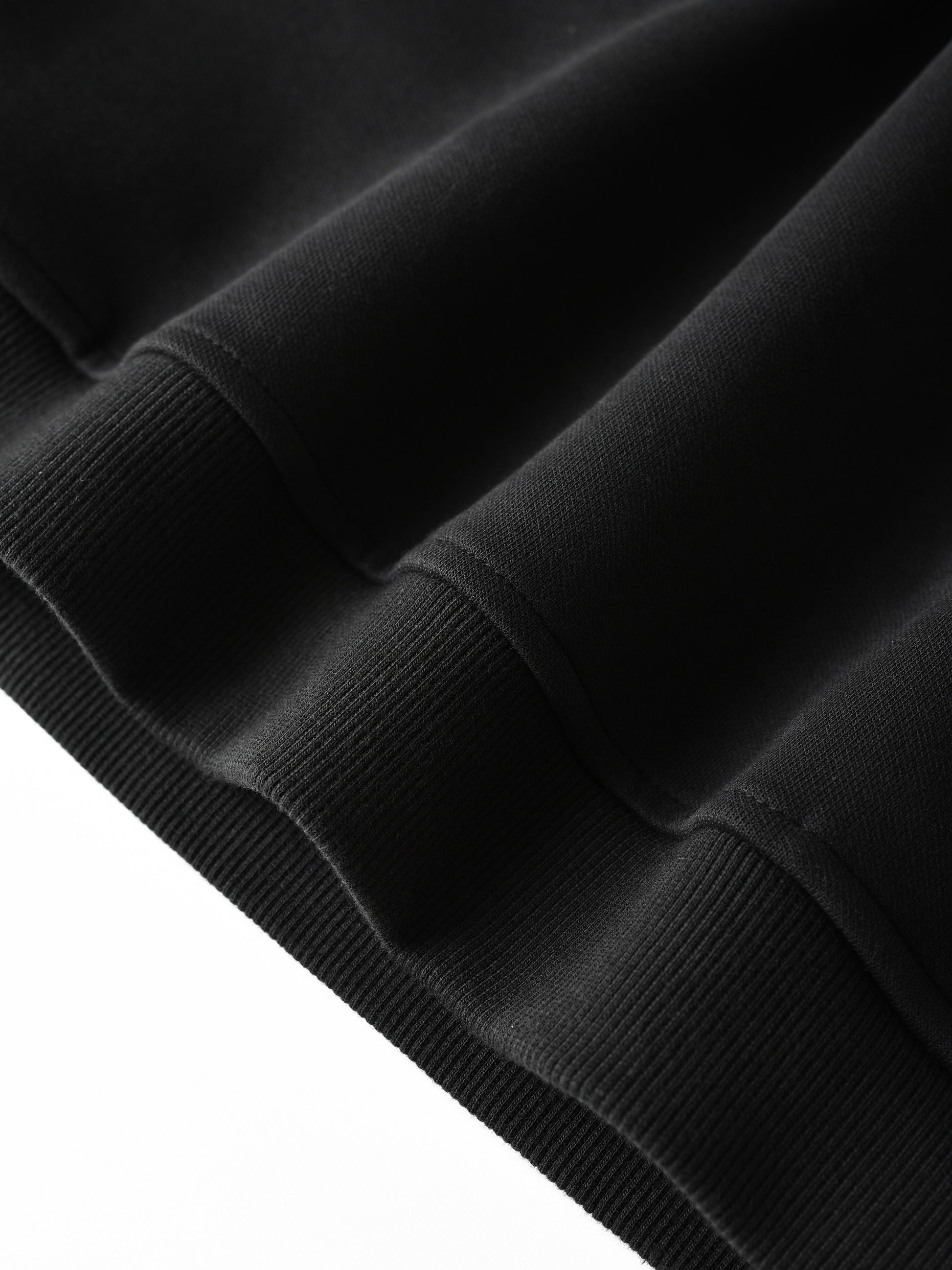 3D Flower Relief Hoodie BLK