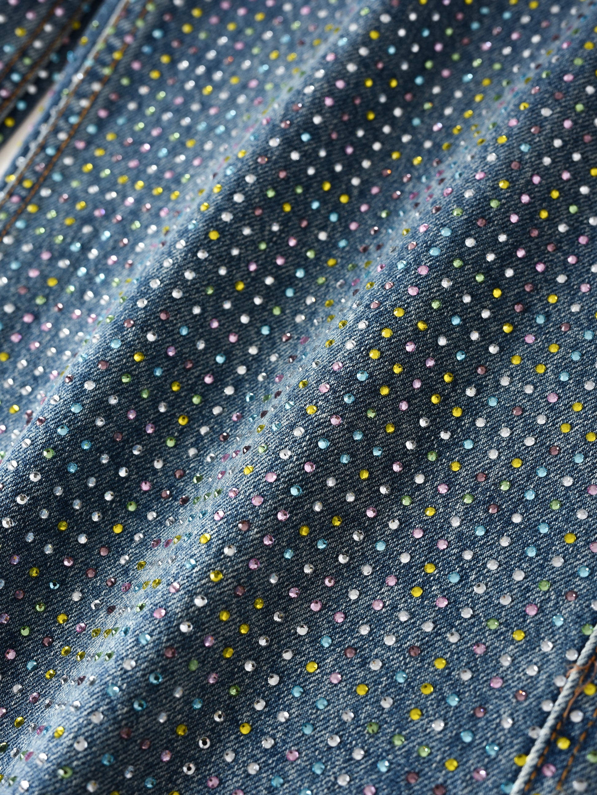 Graffiti Logo Diamond Denim