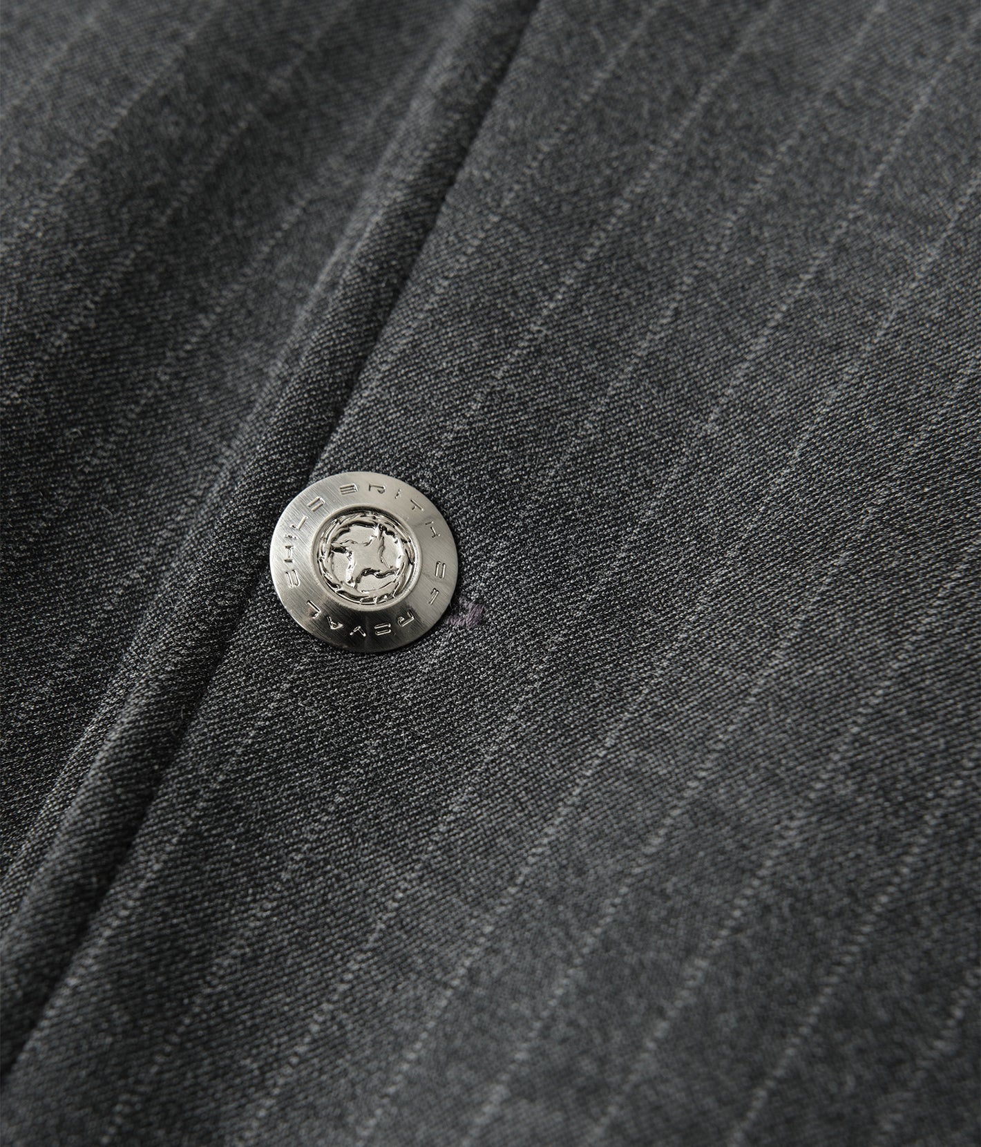 Asymmetric Pinstripe Button Shirt (Sample)