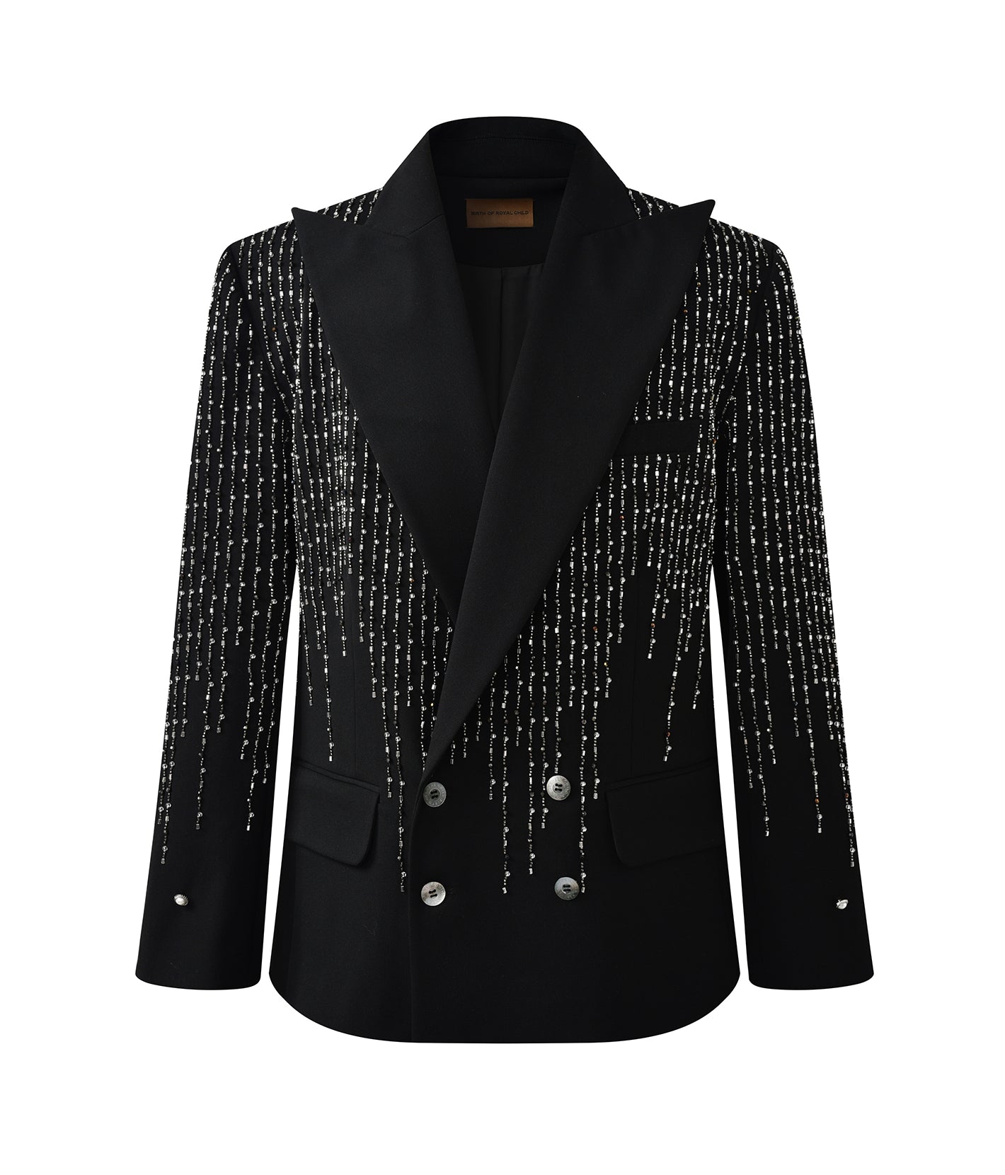 Beaded Tuxedo Blazer (Sample)