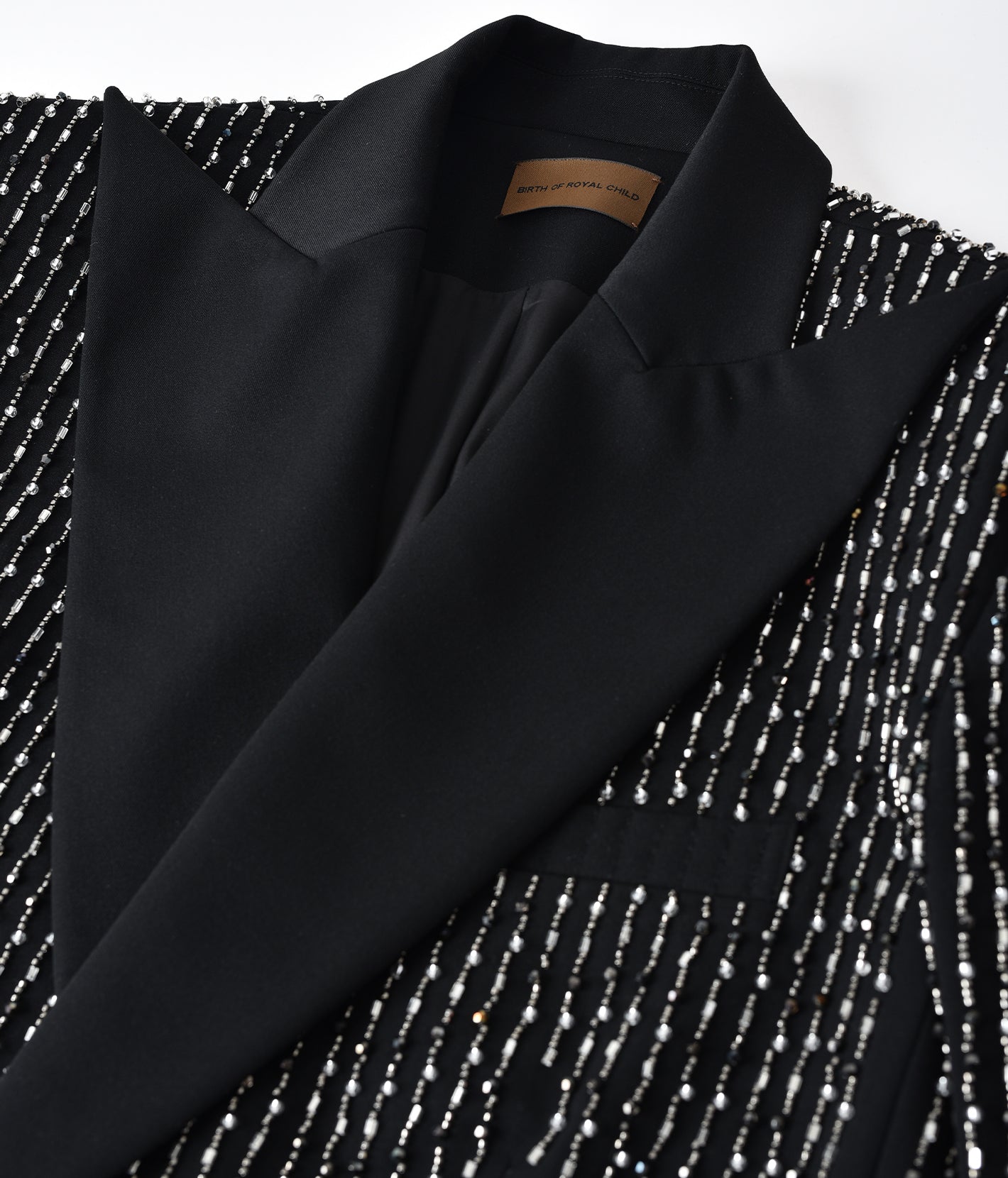 Beaded Tuxedo Blazer (Sample)