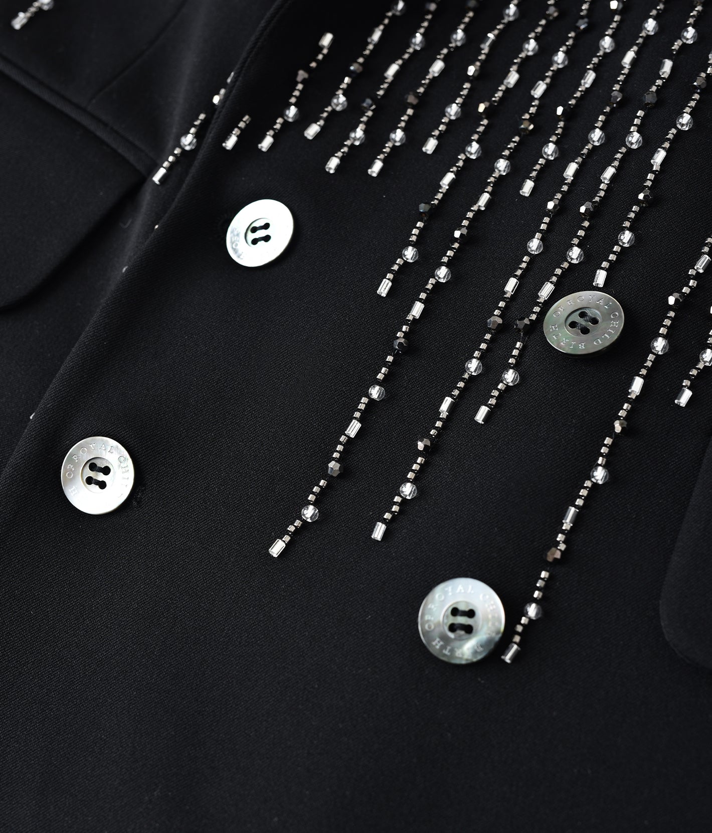 Beaded Tuxedo Blazer (Sample)
