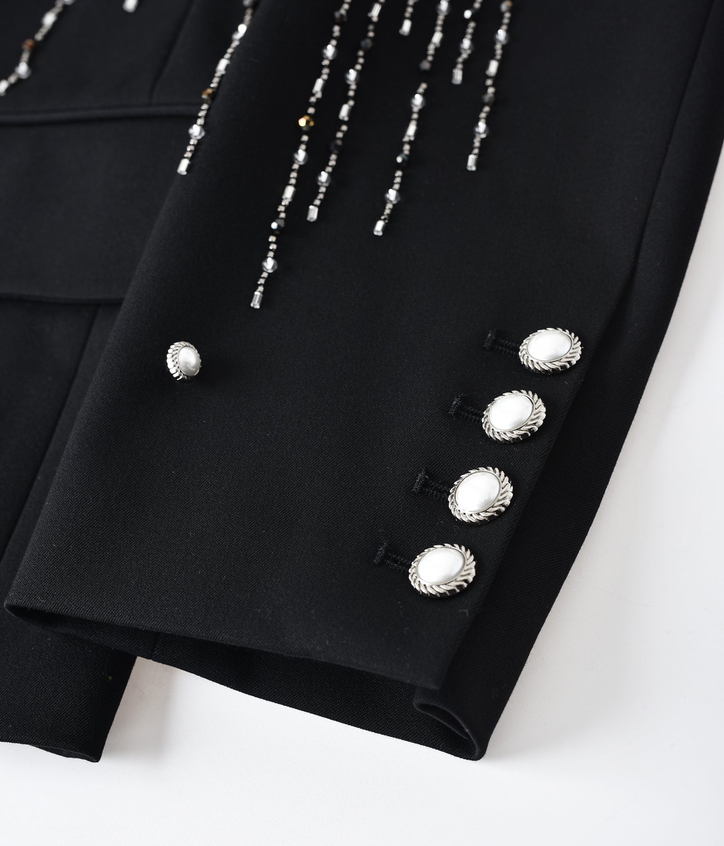 Beaded Tuxedo Blazer (Sample)