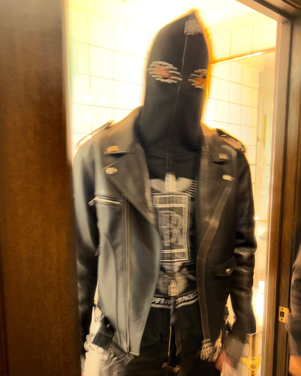 Prime Hide Pinned Leather Jacket