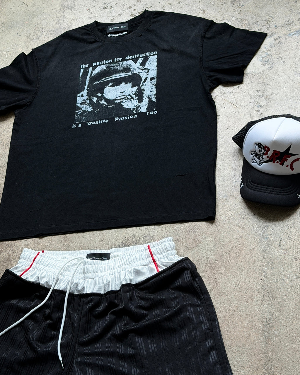 Distressed Soldier Portrait Tee