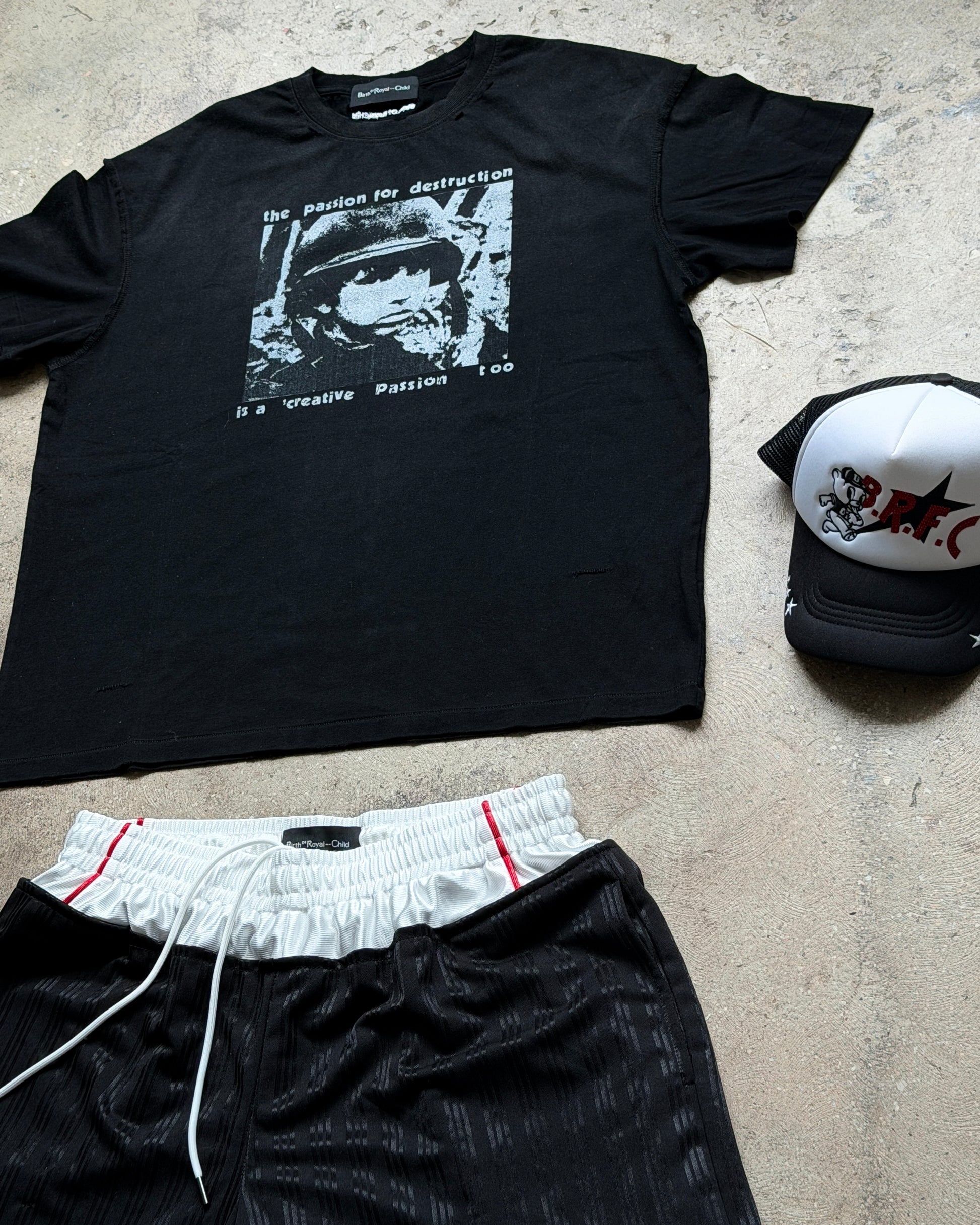 Distressed Soldier Portrait Tee