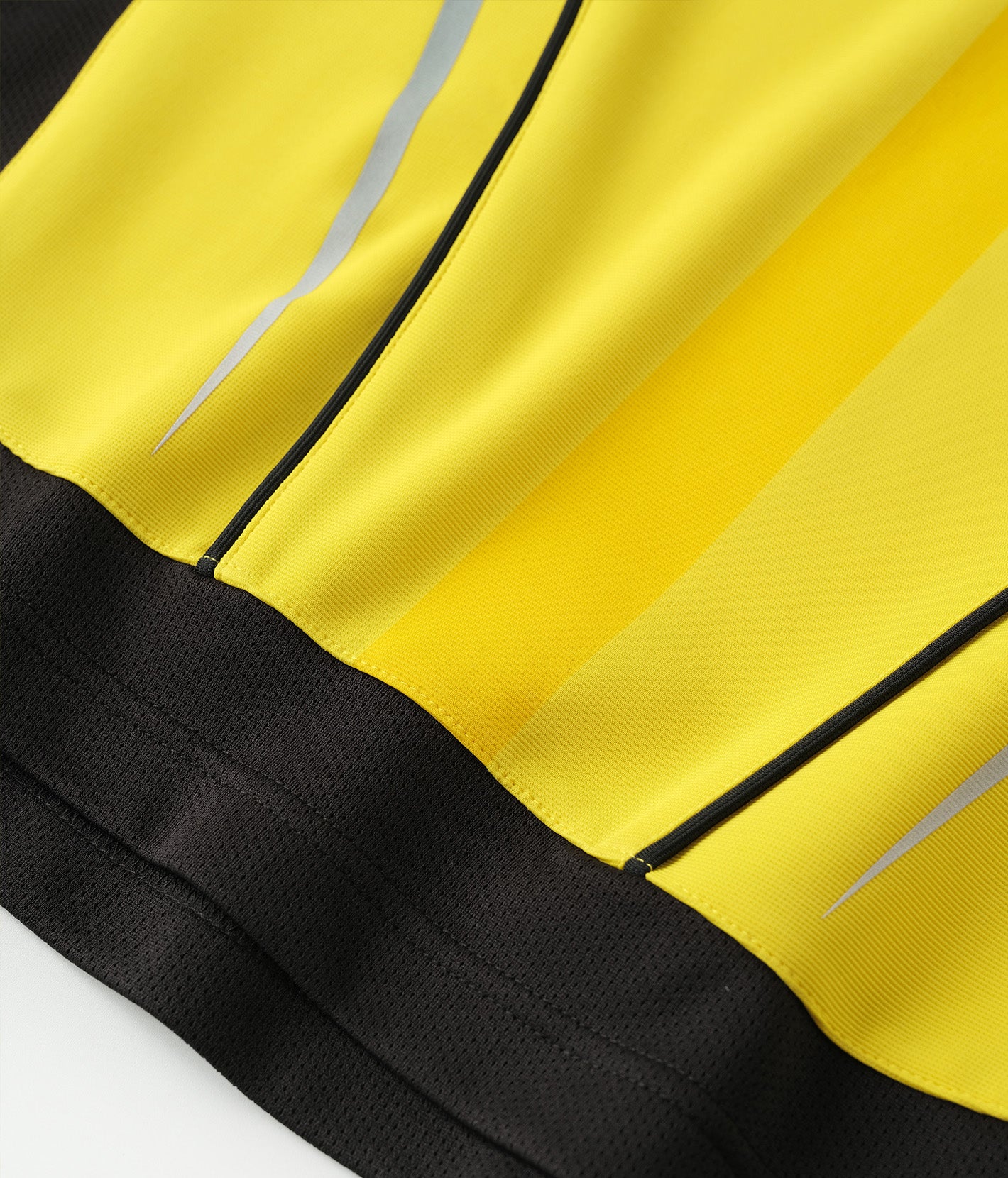 Crystal Braille Double-Collar Jersey Yellow