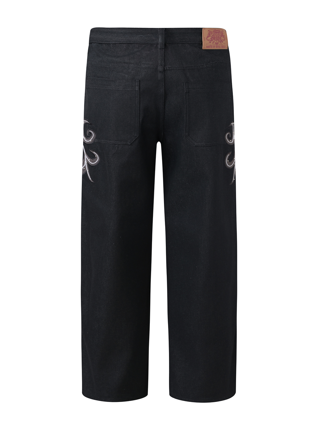 Leather Patch Vine Denim