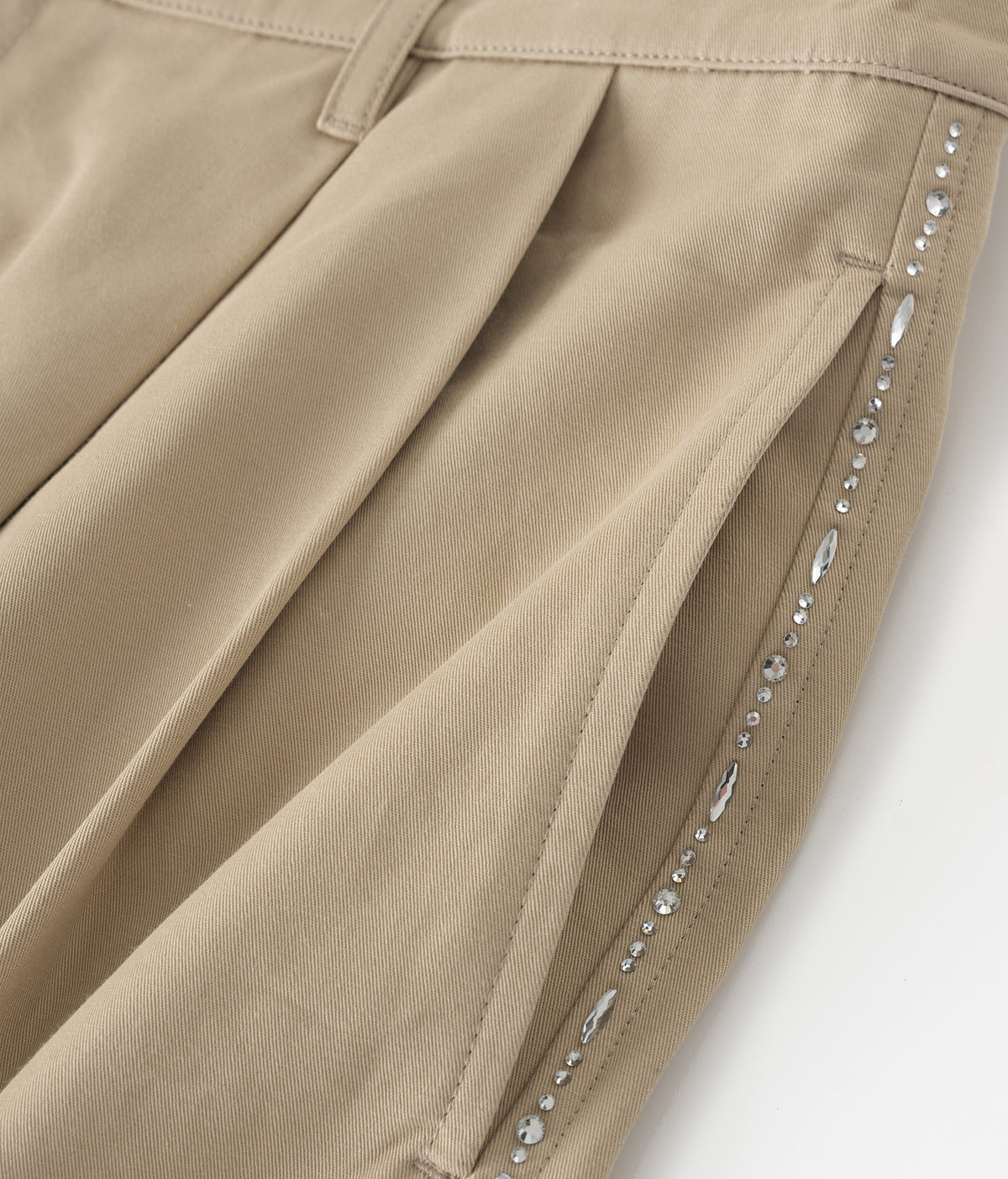 Marquise Crystal Twill Pants
