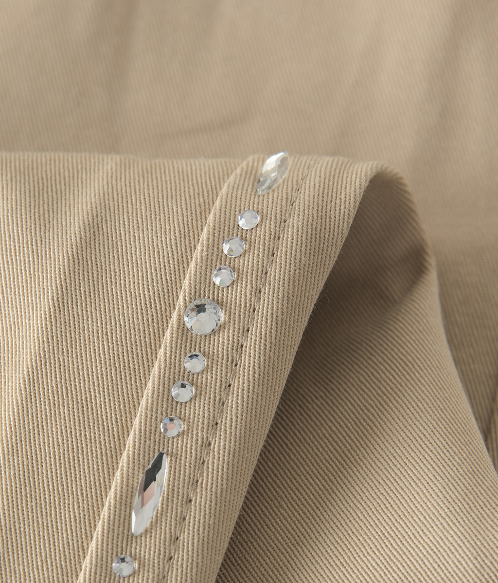 Marquise Crystal Twill Pants