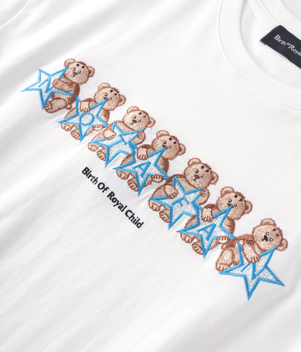 Royal Bear Tee White