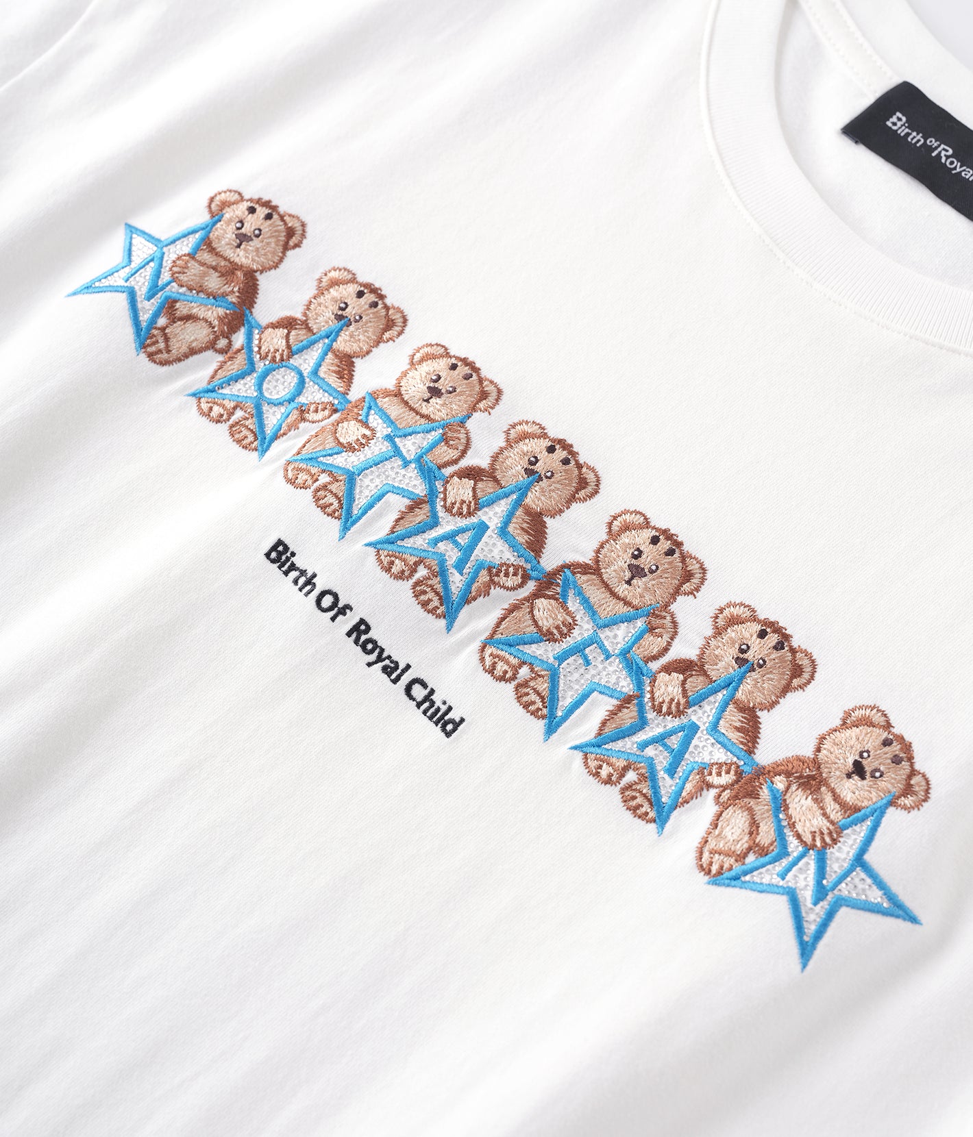 Royal Bear Tee White