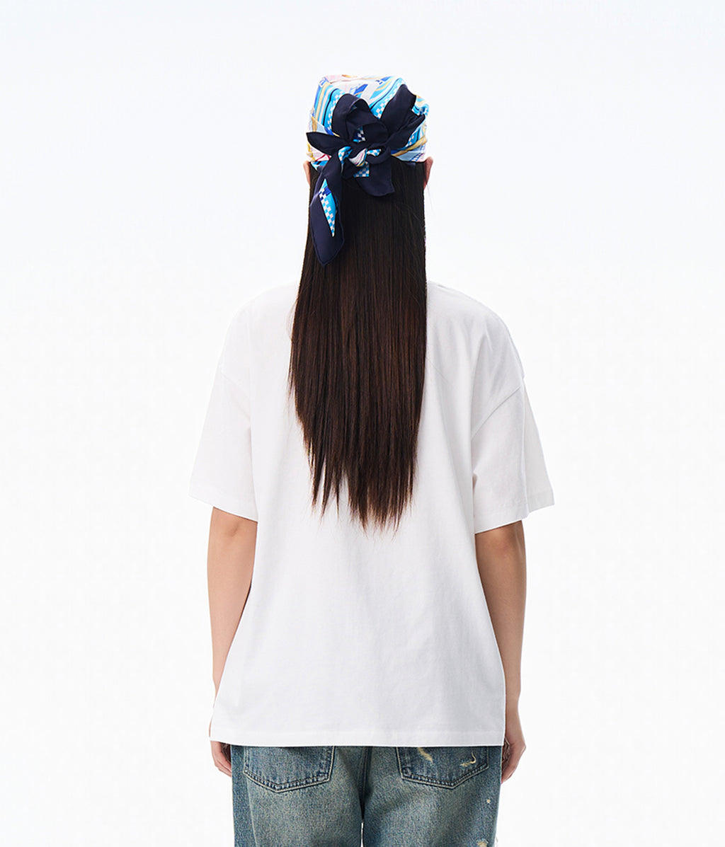 Royal Bear Tee White