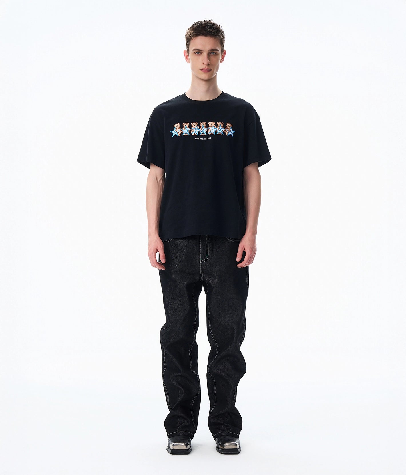 Royal Bear Tee Black