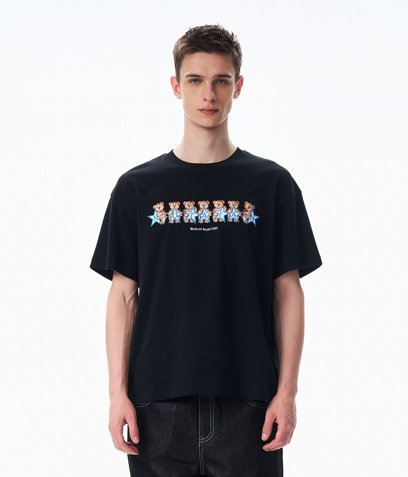 Royal Bear Tee Black