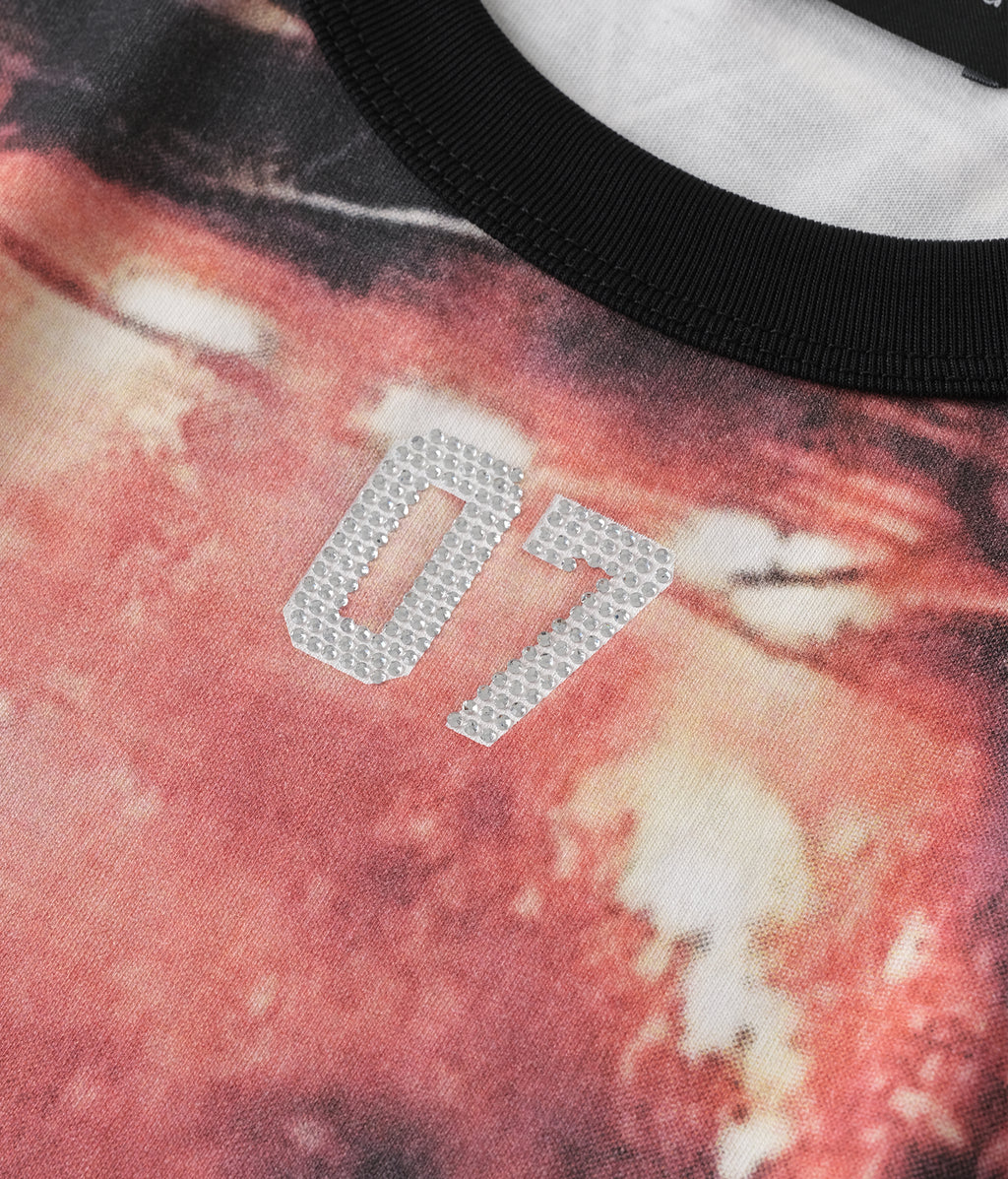 Stadium Flame Raglan Long Sleeve Tee Black