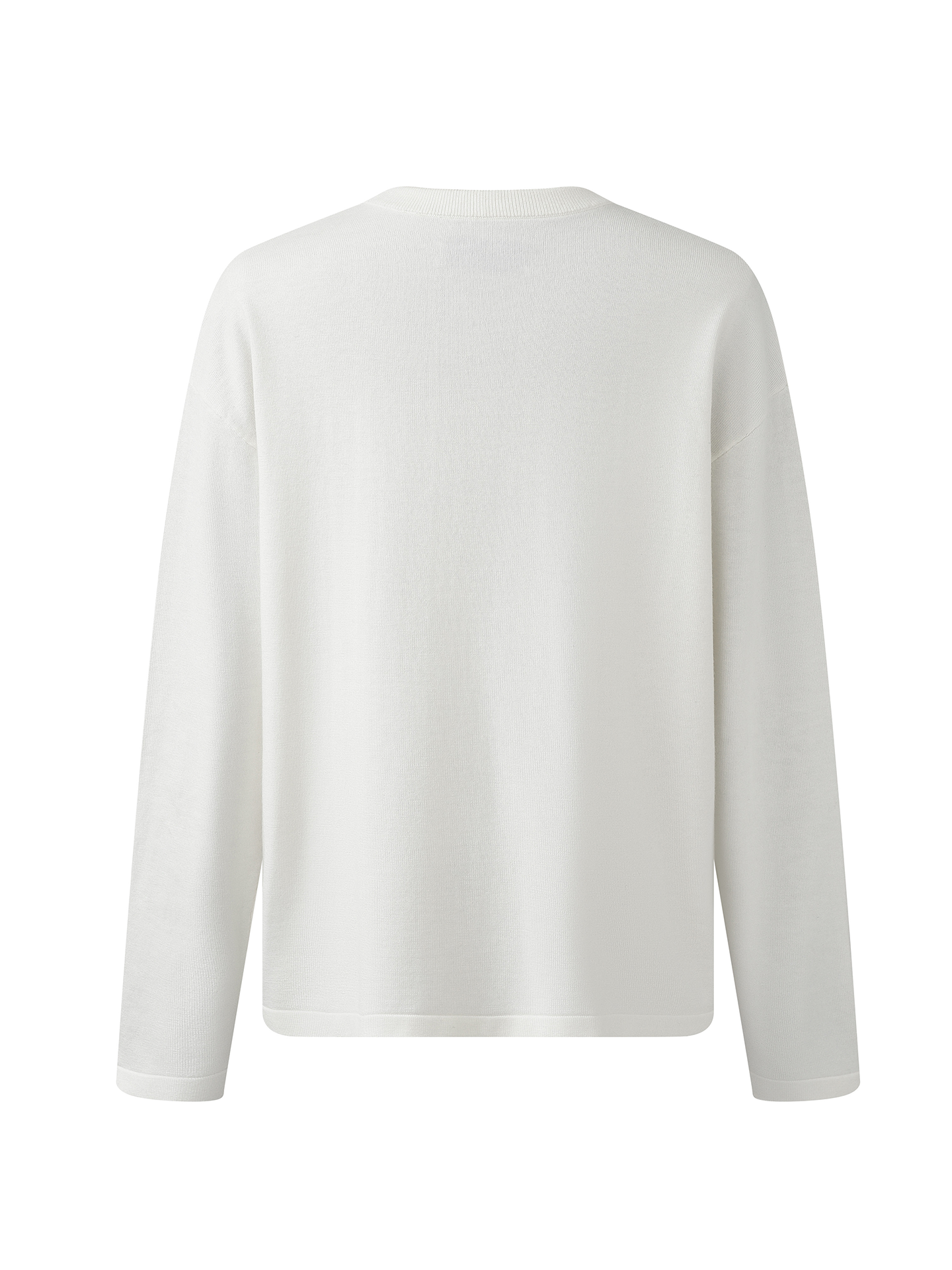 Sequin Logo Long-Sleeve Tee