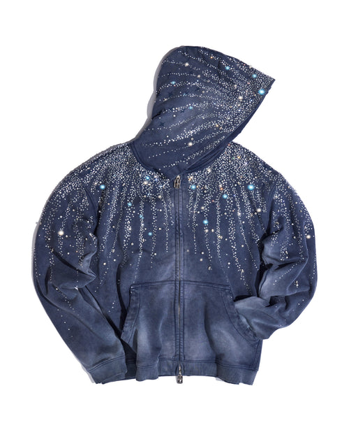 20K Stellar Diamond Hoodie Blue