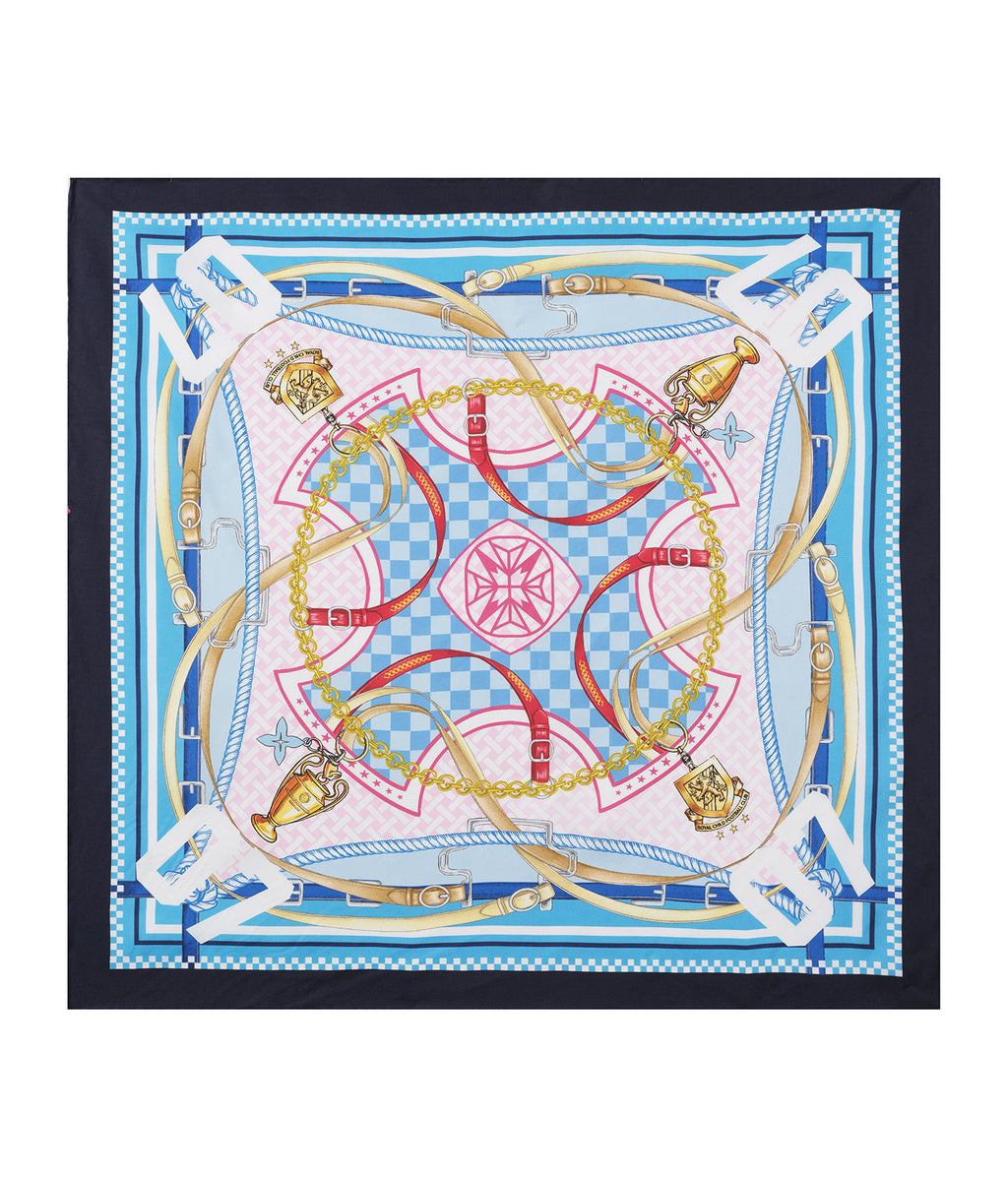 Silk luxury unisex accessory scarf - Birth of Royal Child