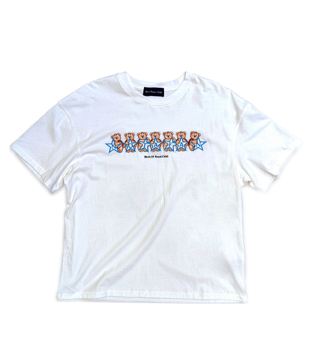Royal Bear Tee White