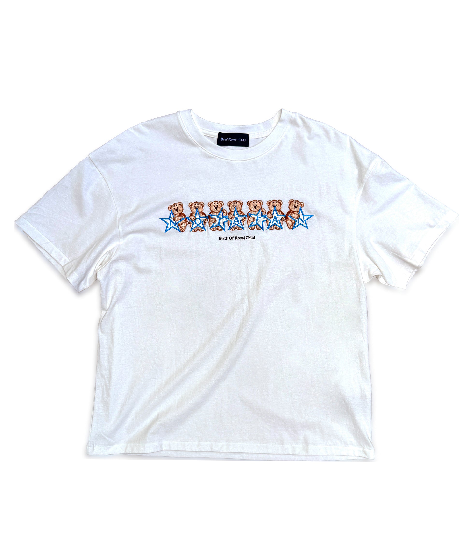 Royal Bear Tee White