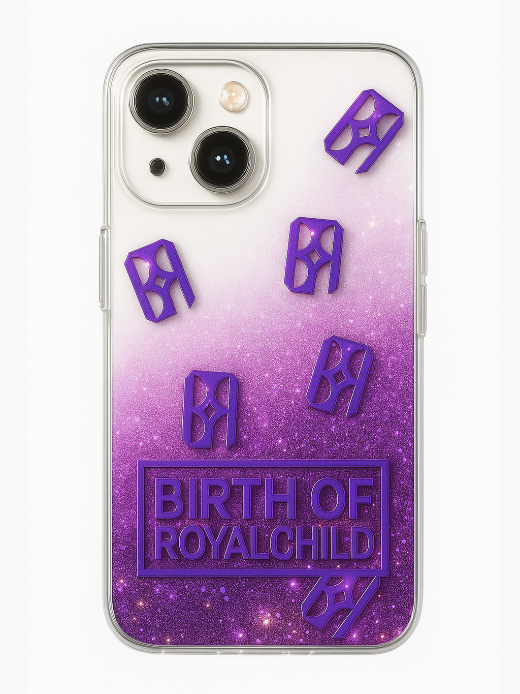 Birth of Royal Child Phone Case Purple
