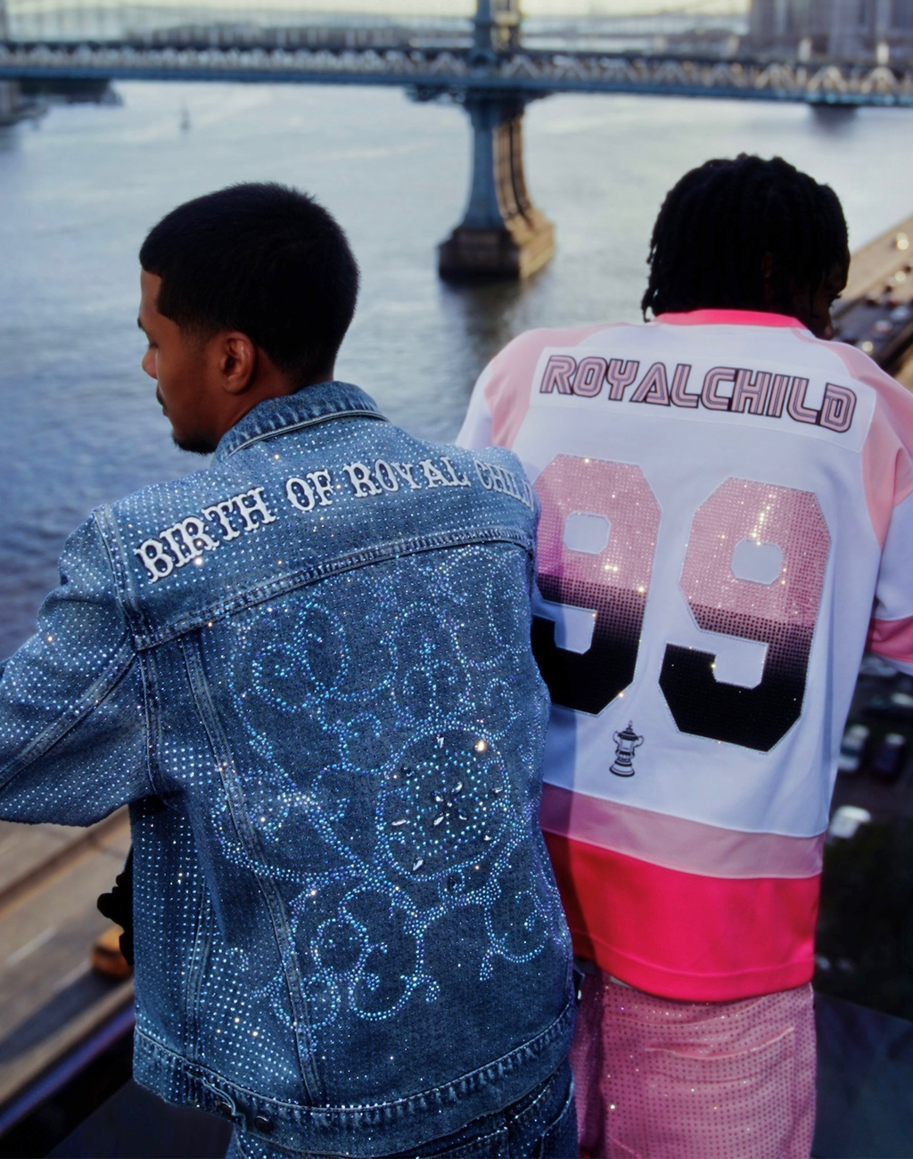 20k Diamond Vine Denim Jacket in BLU