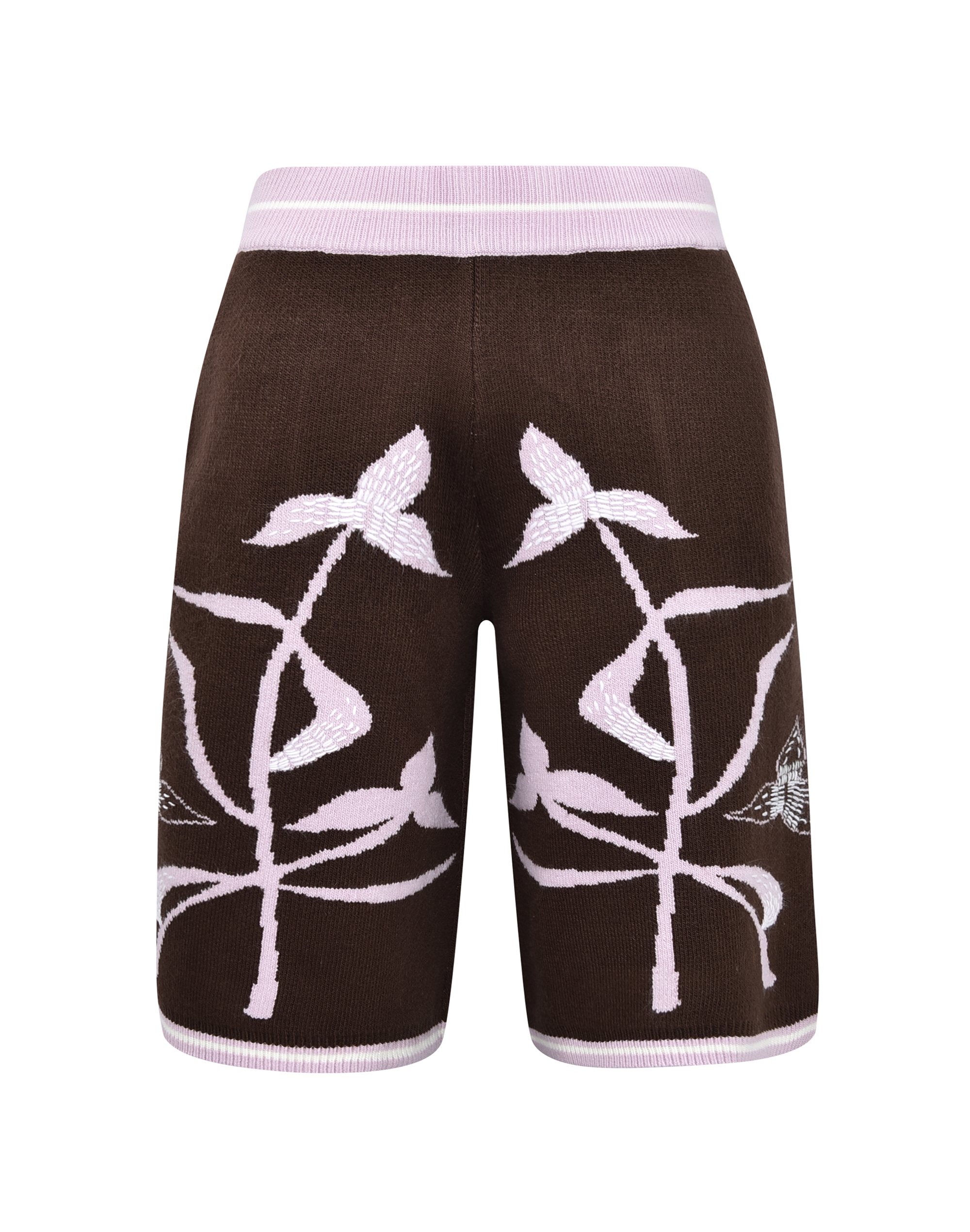 Iris Flower Knitted Shorts