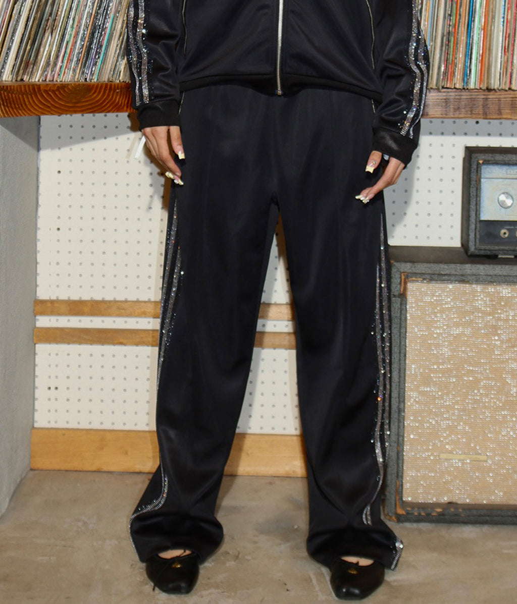 Midnight Gradient Crystal Track Pants