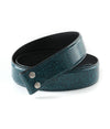 Starry Sky Leather Belt Blue