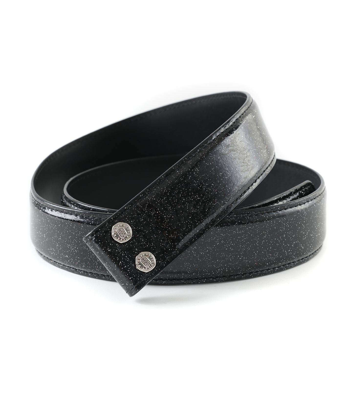 Starry Sky Leather Belt Blue