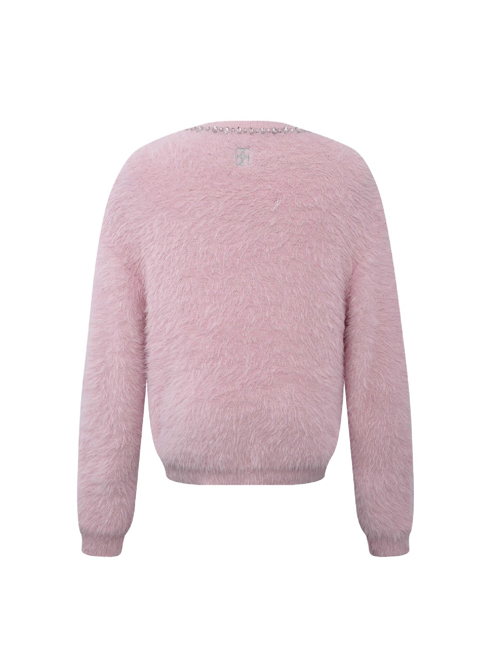 Diamond Mink Sweater in Pink