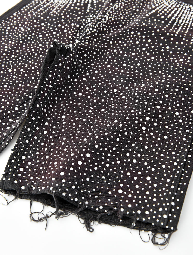 Redial 20k Diamond Shorts in Washed Black – Birth Of Royal Child Redial 20k Diamond Shorts in Washed Black – Birth Of Royal Child
