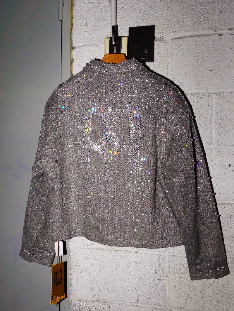 20K Diamond Zipper Jacket in GRY