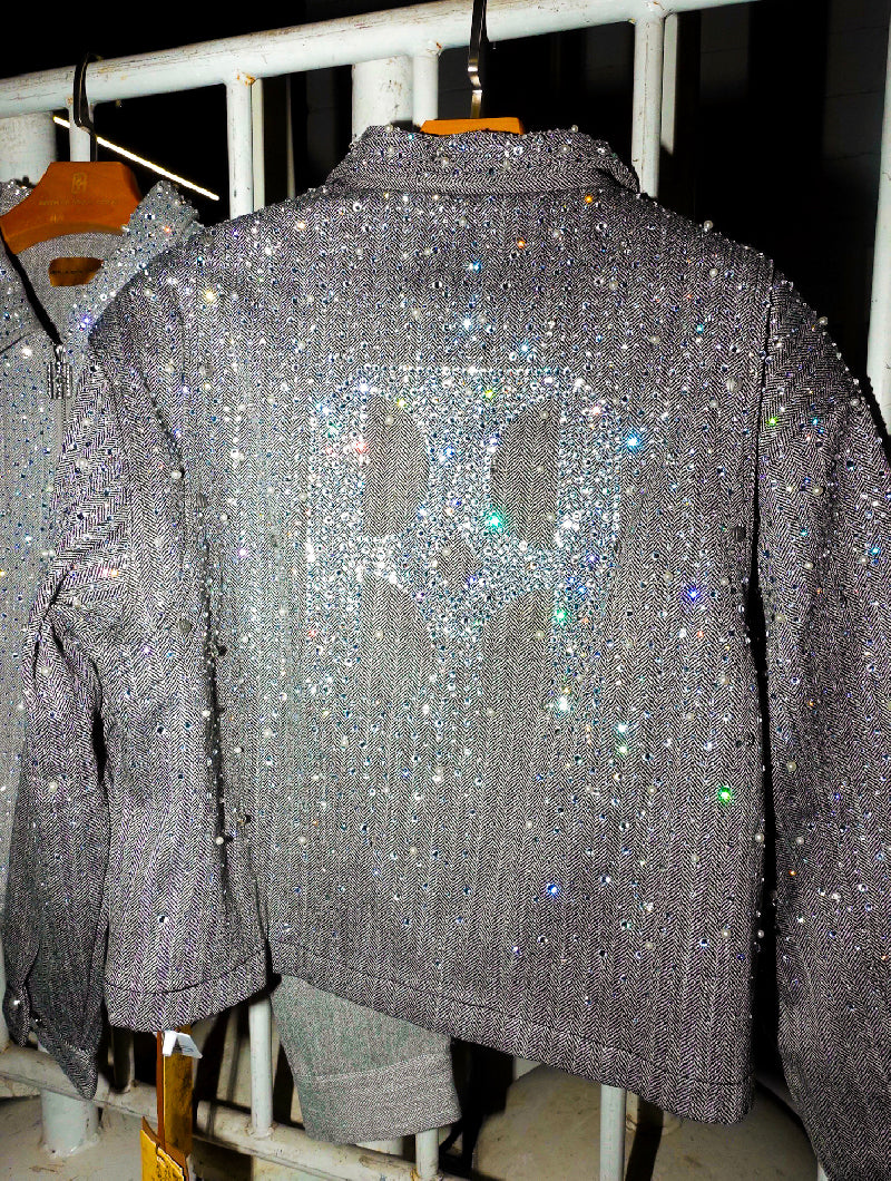 20K Diamond Zipper Jacket in GRY