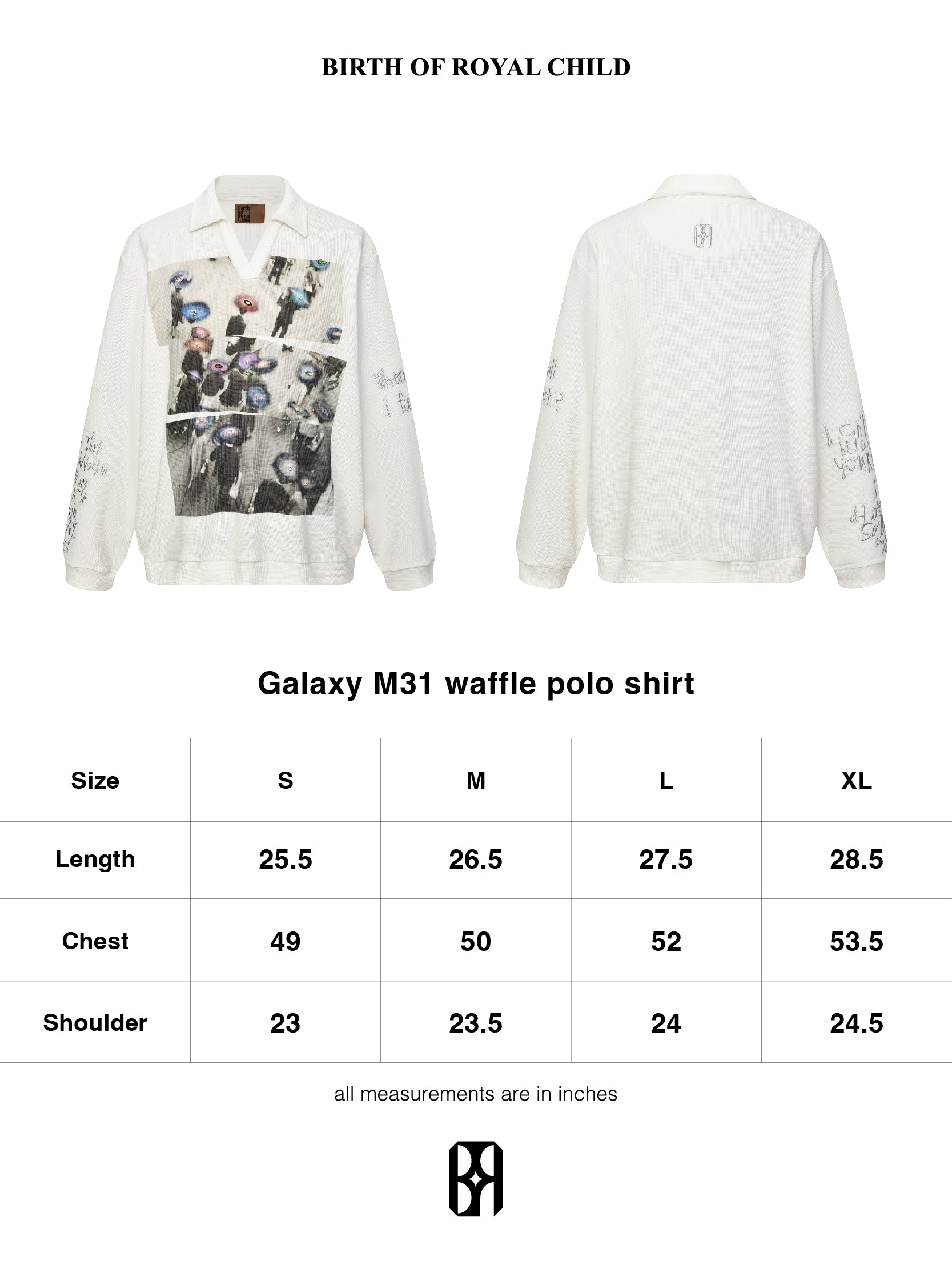 Galaxy M31 waffle polo shirt