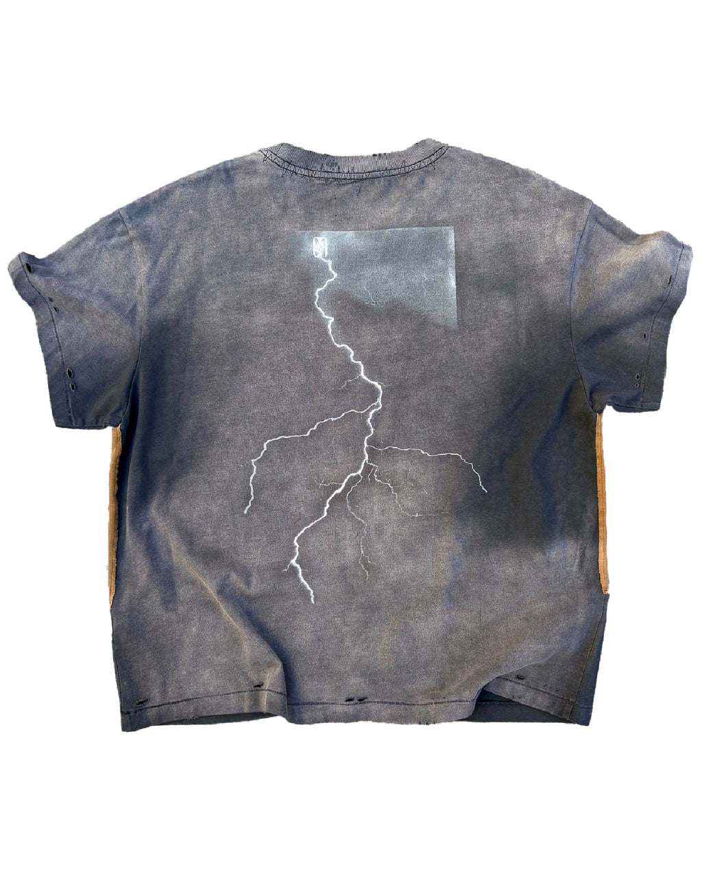 Distressed Stained Short Sleeve T-Shirt
