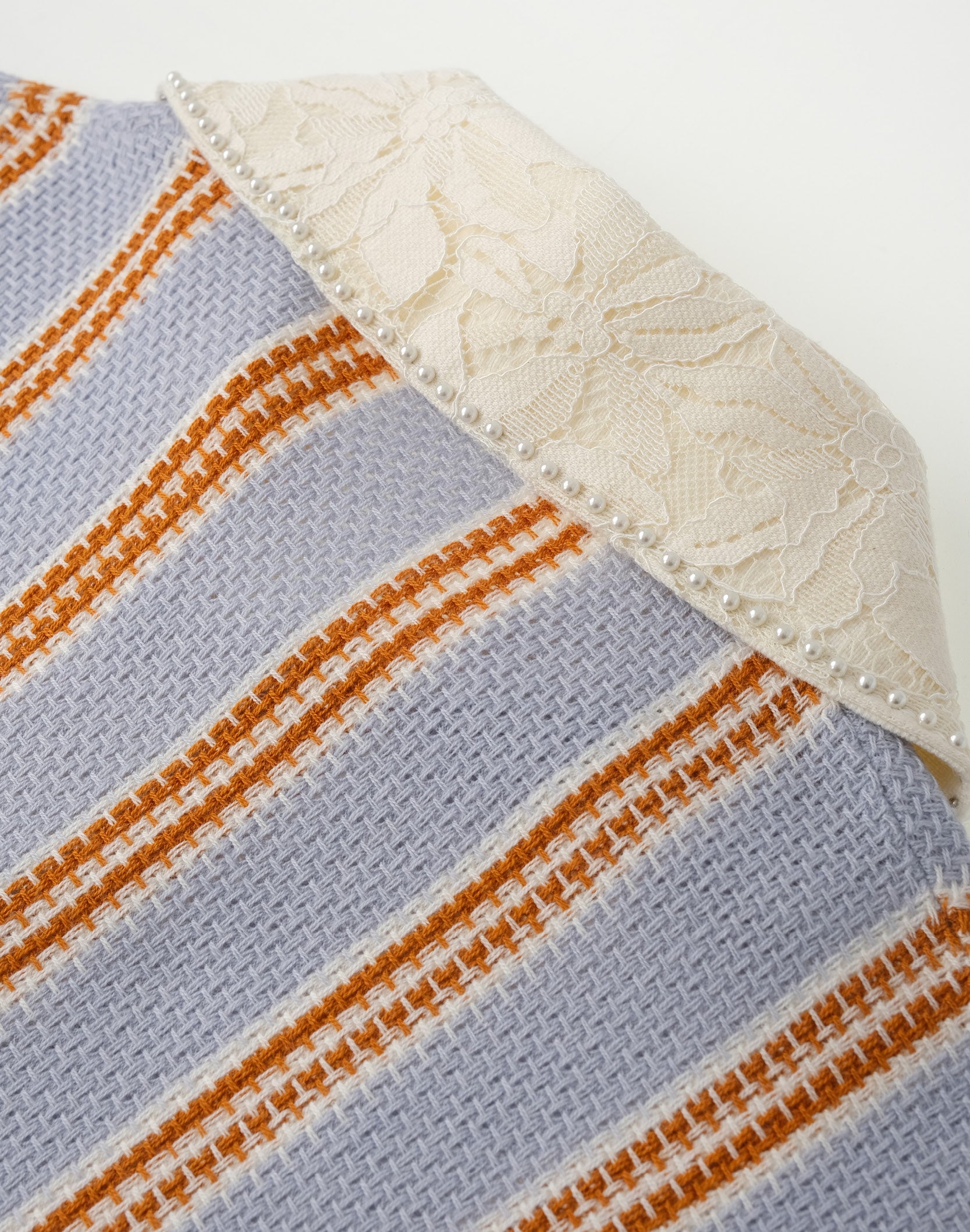 Pearl Stripe Knit Polo