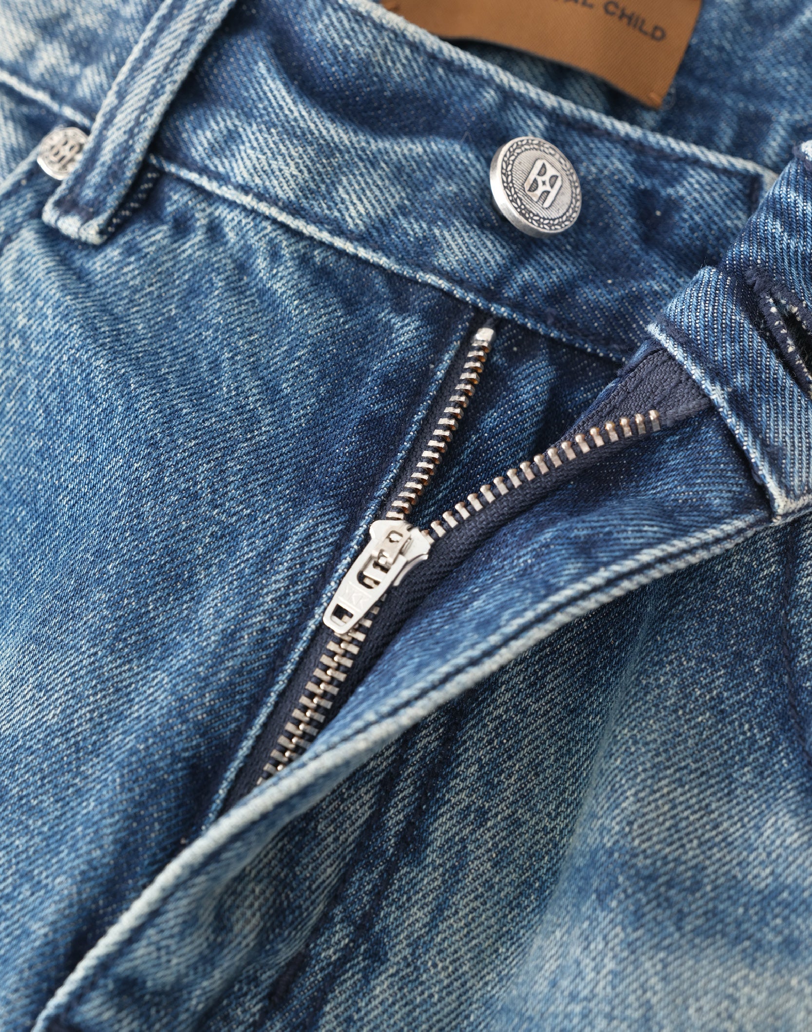 Patchwork Fade Denim Pants