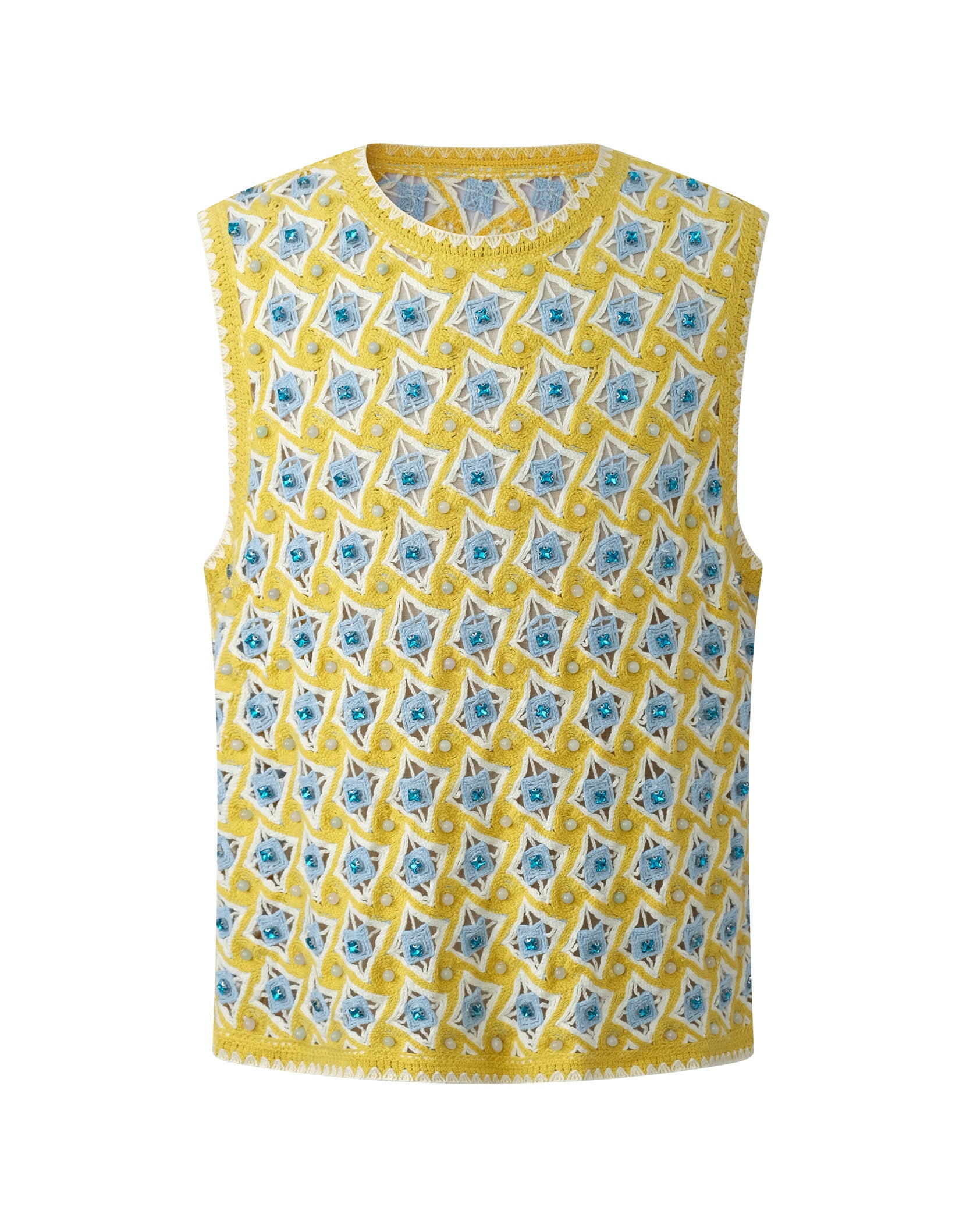 Gemstone Knit Vest