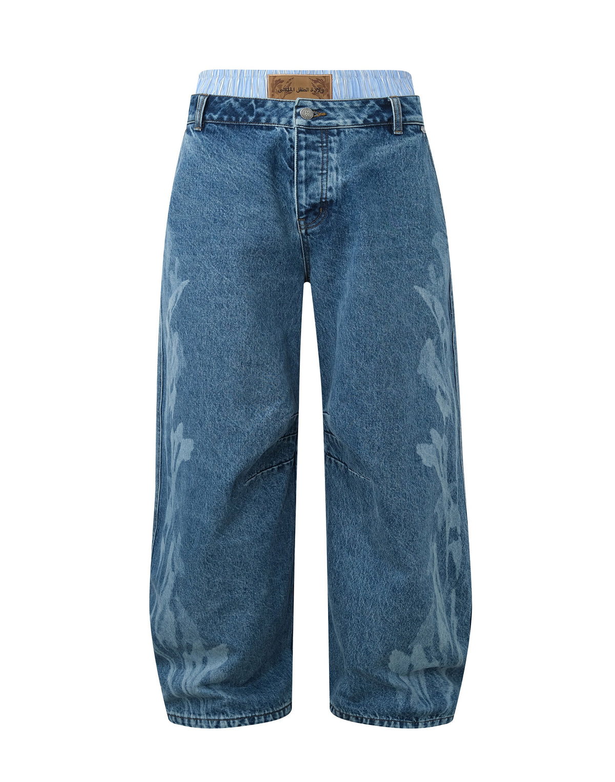 Fluid Double Waist Jeans