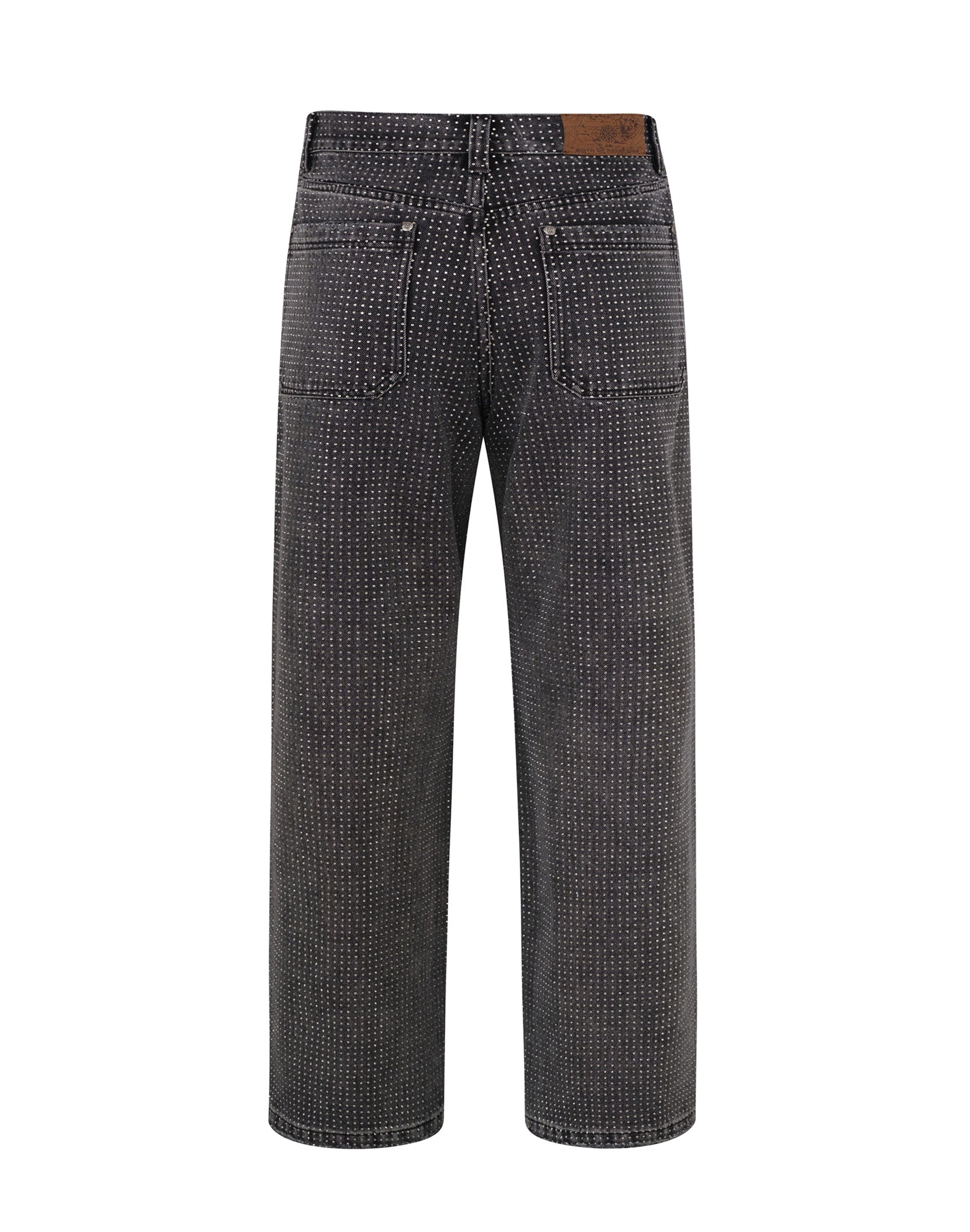 20K Diamond Stellar Denim Pants IN Black