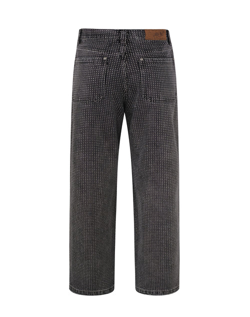 20K Diamond Stellar Denim Pants IN Black