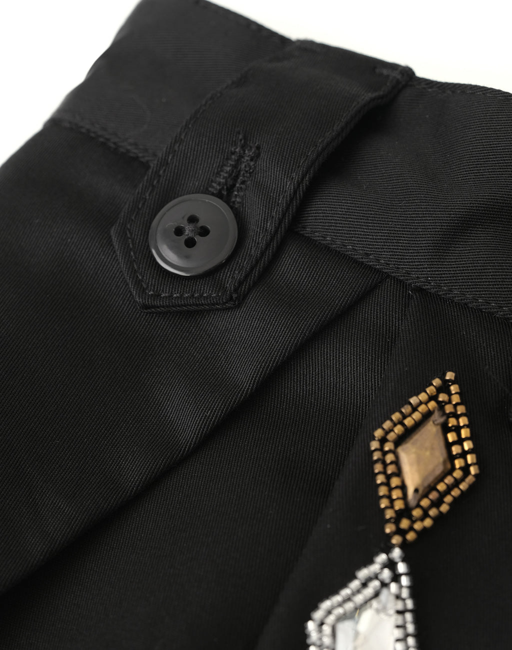 Gemstone Bermuda Shorts in BLK