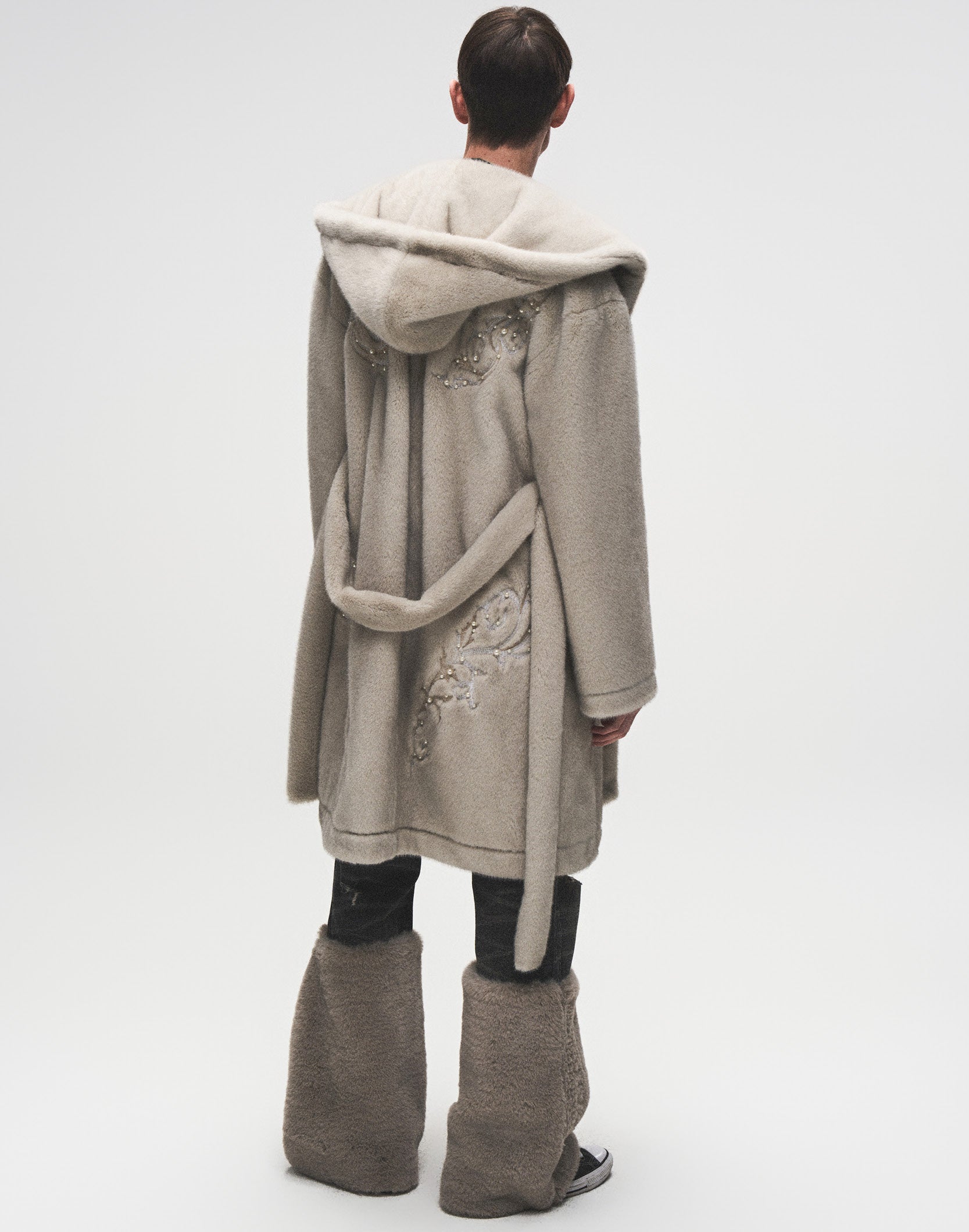 PEARL FUR COAT