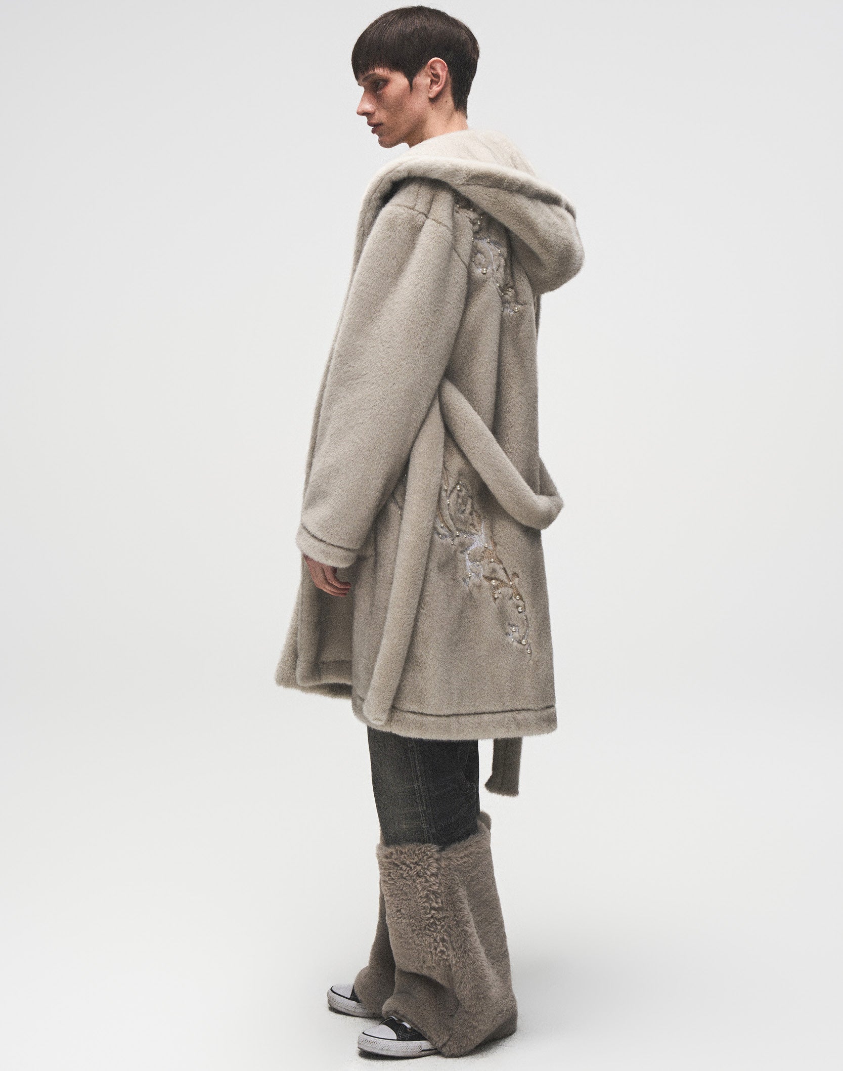PEARL FUR COAT