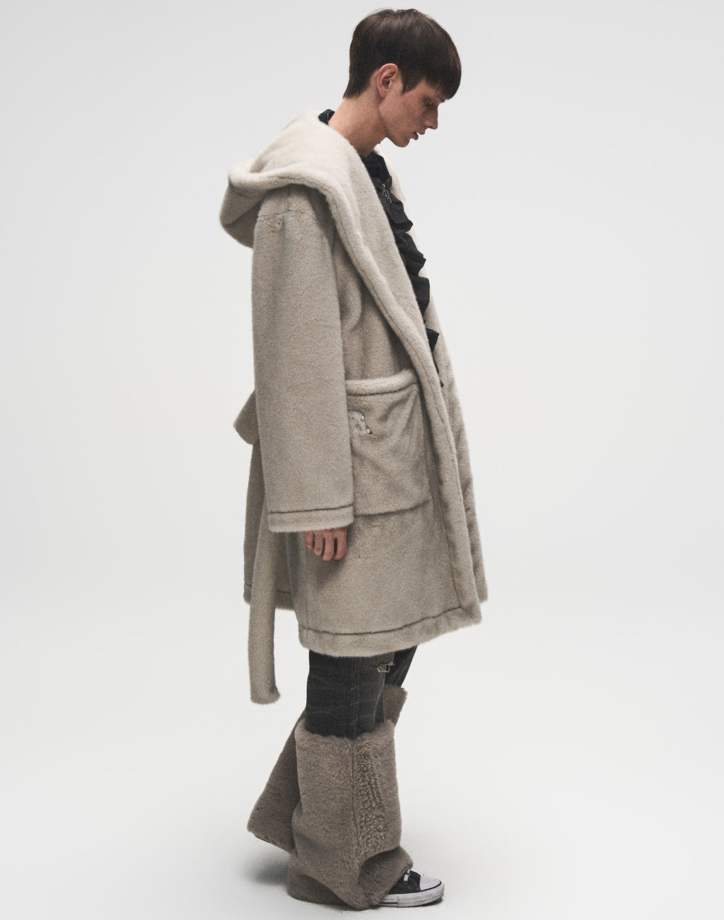 PEARL FUR COAT